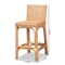 Baxton Studio Athena Modern and Contemporary Natural Finished Rattan Counter Stool 185-11875-Zoro - alternate 2